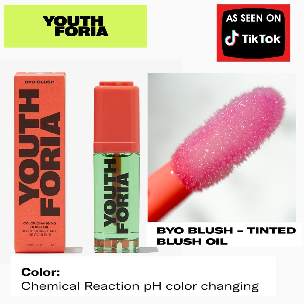 Youthforia BYO Blush - Chemical Reaction pH color changing